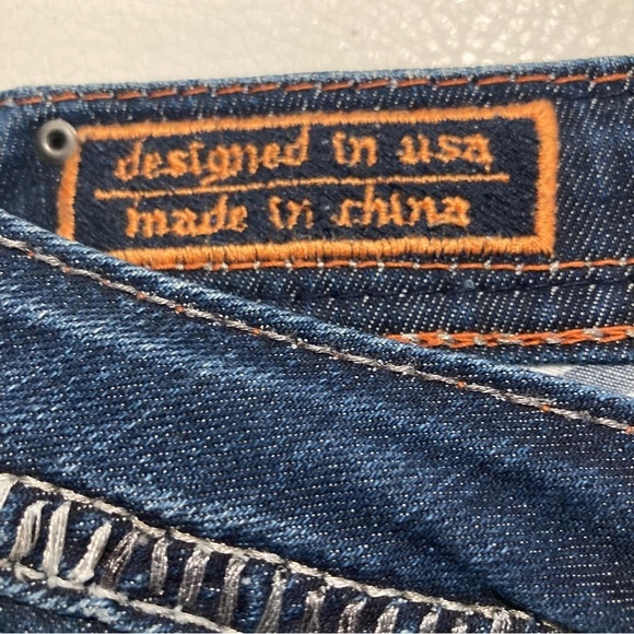 ROCK REVIVAL  Sz 30 Kathy Embellished Rhinestone Slim Leg Skinny Mid-Rise Jeans - Picture 10 of 16